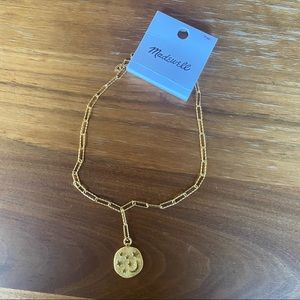 Madewell Gold link pendant necklace